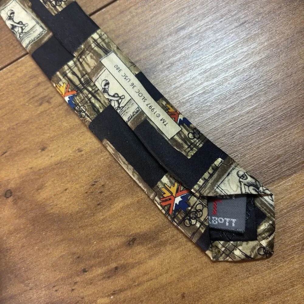 NWT VTG Y2K Robert Talbott RARE 2002 Salt Lake City Winter Olympics Silk Tie